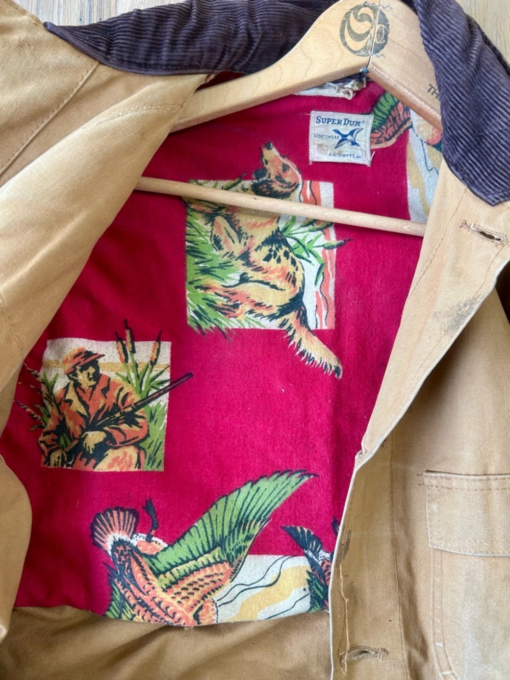 Vintage 40s-50s Carhartt Super Dux Hunting Jacket - Picture 14 of 16